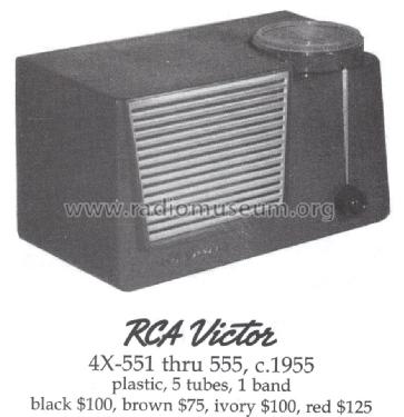 4X551 Creighton Ch= RC-1146; RCA RCA Victor Co. (ID = 1462386) Radio