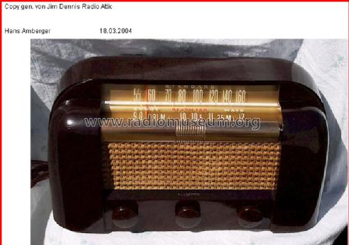 66X1 Ch= RC-1038; RCA RCA Victor Co. (ID = 73712) Radio