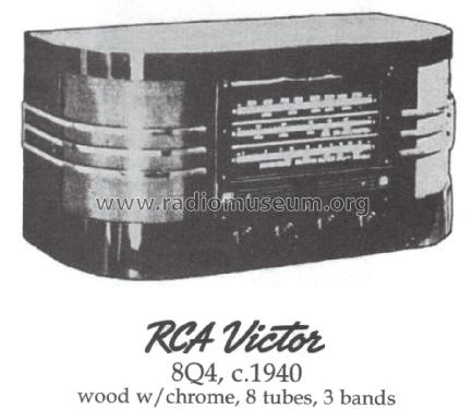 8Q4 Ch= RC-337A; RCA RCA Victor Co. (ID = 1463424) Radio