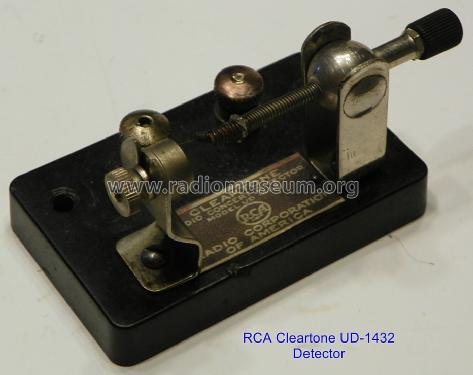 Cleartone Crystal Detector Model UD 1432; RCA RCA Victor Co. (ID = 1476914) Radio part