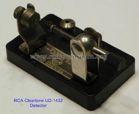 Cleartone Crystal Detector Model UD 1432; RCA RCA Victor Co. (ID = 1476915) Radio part