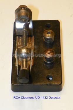 Cleartone Crystal Detector Model UD 1432; RCA RCA Victor Co. (ID = 1476916) Radio part