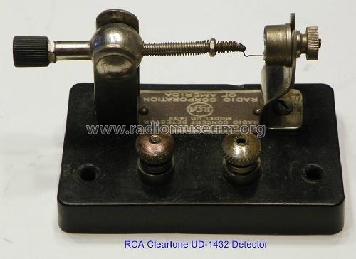 Cleartone Crystal Detector Model UD 1432; RCA RCA Victor Co. (ID = 1476917) Radio part