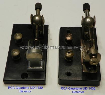 Cleartone Crystal Detector Model UD 1432; RCA RCA Victor Co. (ID = 1476923) Radio part