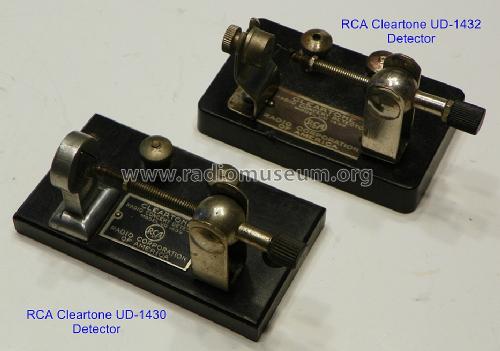 Cleartone Crystal Detector Model UD 1432; RCA RCA Victor Co. (ID = 1476924) Radio part