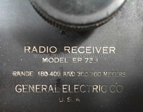 Radio Receiver ER-753 Design No. 1; General Electric Co. (ID = 297810) Galena