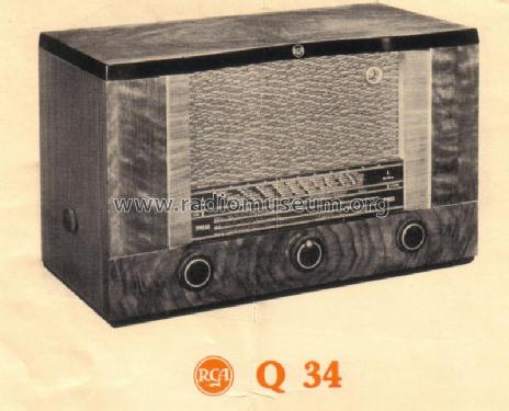 Q34 Ch= RC-539E; RCA RCA Victor Co. (ID = 110674) Radio