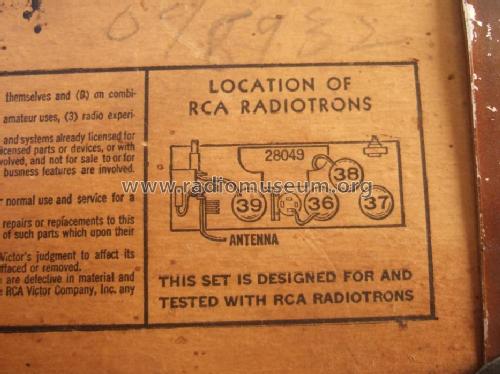 R17M ; RCA RCA Victor Co. (ID = 518659) Radio