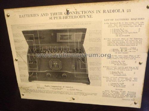Radiola 25 AR-919; RCA RCA Victor Co. (ID = 1336918) Radio
