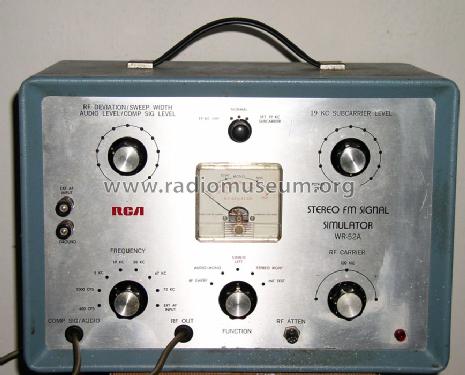 Stereo FM Signal Simulator WR-52-A; RCA RCA Victor Co. (ID = 560678) Equipment