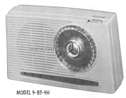 Transistor Six 9-BT-9H Ch= RC-1164A or RC-1164B; RCA RCA Victor Co. (ID = 2439402) Radio