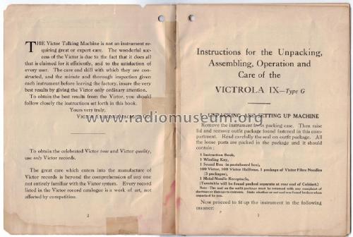 Victrola VV-IX ; RCA RCA Victor Co. (ID = 2057731) TalkingM