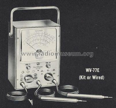 Voltohmyst WV-77-E ; RCA RCA Victor Co. (ID = 2133880) Equipment