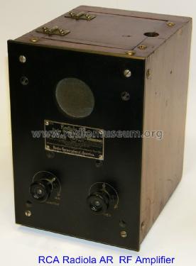 Westinghouse AR Preamp; RCA RCA Victor Co. (ID = 1225396) RF-Ampl.