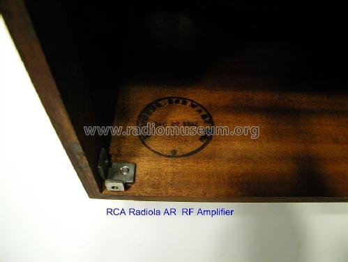 Westinghouse AR Preamp; RCA RCA Victor Co. (ID = 1225848) RF-Ampl.