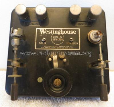 Westinghouse DB Crystal Detector; RCA RCA Victor Co. (ID = 1769441) mod-pre26