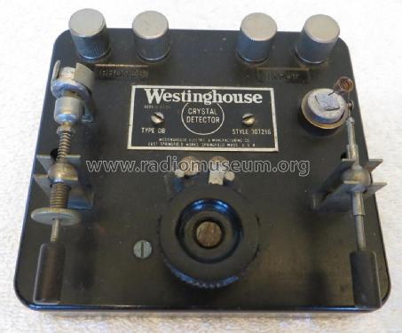 Westinghouse DB Crystal Detector; RCA RCA Victor Co. (ID = 1769442) mod-pre26