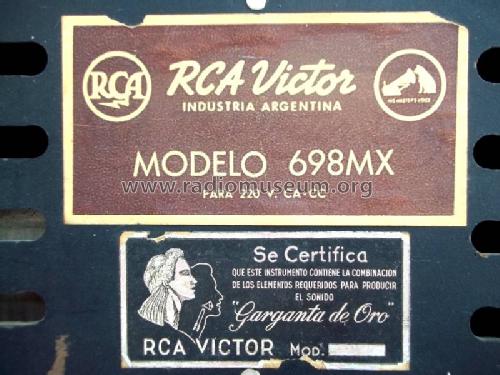 698MX; RCA Victor; Buenos (ID = 1053724) Radio