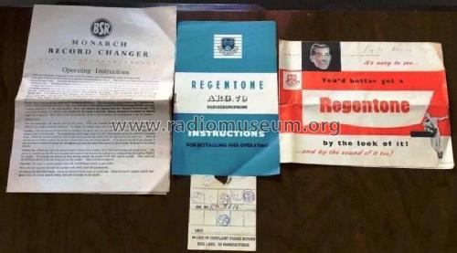 ARG79; Regentone Products / (ID = 2100370) Radio