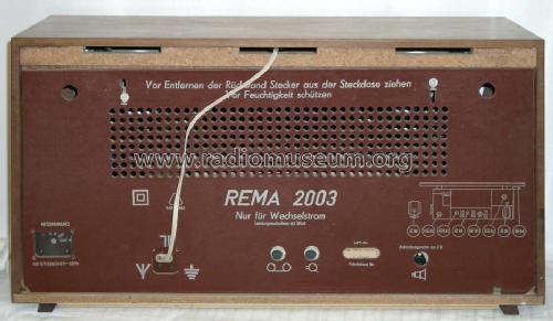 2003; REMA, Fabrik für (ID = 209325) Radio