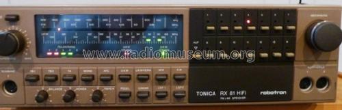 Tonica RX81 HiFi; REMA, Fabrik für (ID = 2360003) Radio