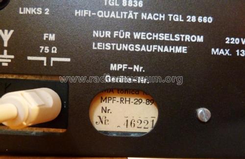 Tonica RX81 HiFi; REMA, Fabrik für (ID = 2360014) Radio