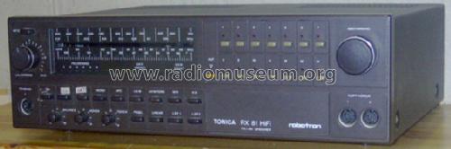 Tonica RX81 HiFi; REMA, Fabrik für (ID = 66945) Radio