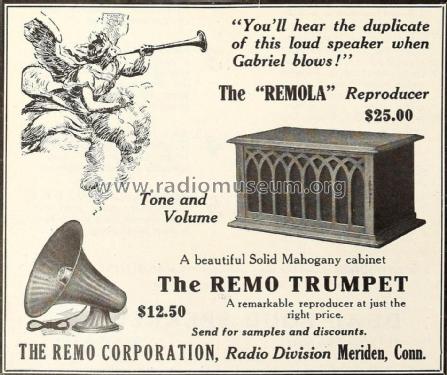 Remola Reproducer ; Remo Corporation, (ID = 2052035) Altavoz-Au