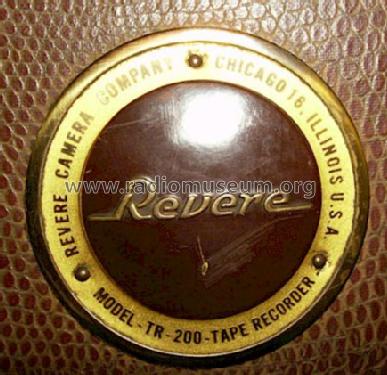 TR-200 ; Revere Camera Co.; (ID = 1356356) Reg-Riprod