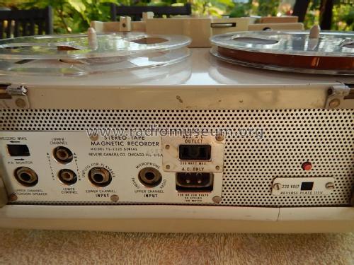 Stereo Magnetic Tape Recorder TS-2225; Revere Camera Co.; (ID = 1858684) R-Player