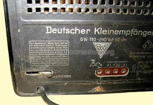 Deutscher Kleinempfänger DKE Sparmodell ohne Entbrummer; Grassmann, Peter, (ID = 754058) Radio