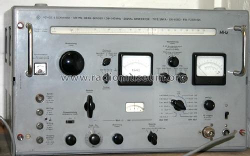 AM-FM-Mess-Sender SMFA ; Rohde & Schwarz, PTE (ID = 198244) Equipment