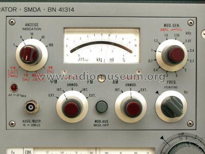 AM-FM Messsender SMDA ; Rohde & Schwarz, PTE (ID = 151234) Equipment
