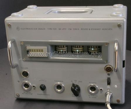 Elektronischer Zähler FER BN4721; Rohde & Schwarz, PTE (ID = 849185) Equipment