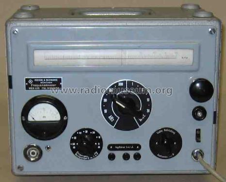 Frequenzmesser WEN ; Rohde & Schwarz, PTE (ID = 314405) Equipment