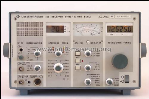 Messempfänger - Test Receiver ESH2 303.2020.52; Rohde & Schwarz, PTE (ID = 432506) Commercial Re