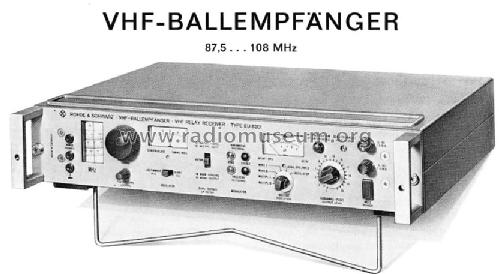 VHF-Ballempfänger EU6201; Rohde & Schwarz, PTE (ID = 965575) Commercial Re
