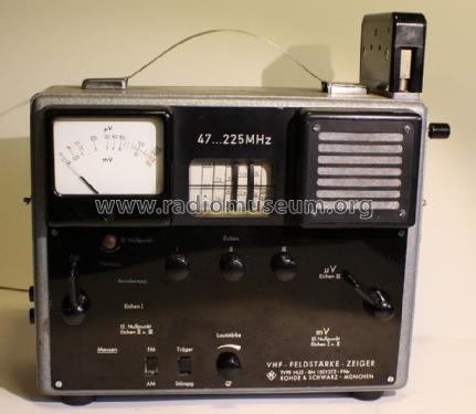 VHF-Feldstärke-Zeiger HUZ BN15012/2; Rohde & Schwarz, PTE (ID = 1407377) Equipment