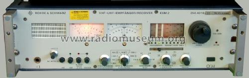 VHF-UHF-Empfänger ESM 2; Rohde & Schwarz, PTE (ID = 406022) Commercial Re