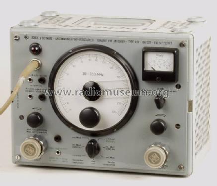 Abstimmbarer VHF-Verstärker - Tunable VHF Amplifier ASV BN1372; Rohde & Schwarz, PTE (ID = 2331576) Equipment