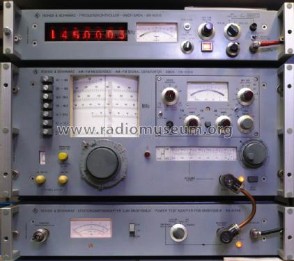 AM-FM Messsender SMDA ; Rohde & Schwarz, PTE (ID = 2602139) Equipment