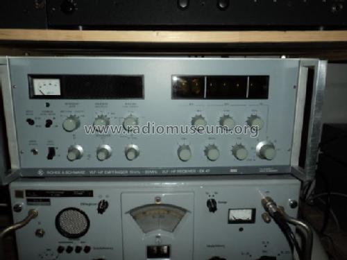 EK47; Rohde & Schwarz, PTE (ID = 1797702) Commercial Re