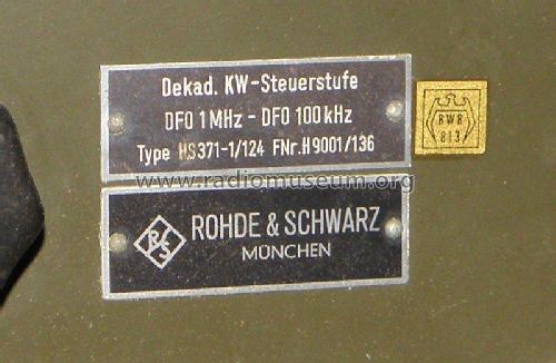 Kurzwellensender 100 Watt SK010 / 622.16; Rohde & Schwarz, PTE (ID = 1774073) Commercial Tr
