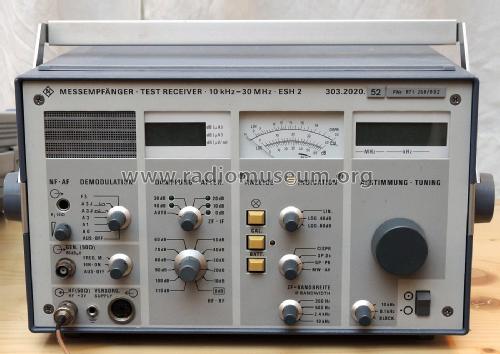 Messempfänger - Test Receiver ESH2 303.2020.52; Rohde & Schwarz, PTE (ID = 2603875) Commercial Re