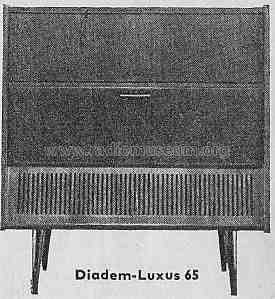 Diadem Luxus 65 Ch= 8014R; Rosita, Theo Schmitz (ID = 318547) Radio