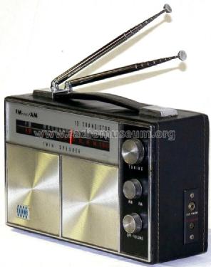 Twin-Speaker RE-1913 ; Ross Electronics (ID = 936105) Radio