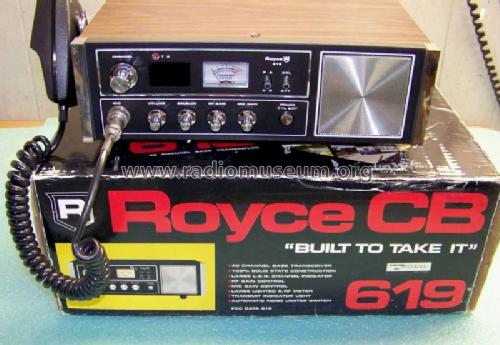 40-Channel AM Base Station CB Transceiver 619; Royce Electronics (ID = 1000199) Citizen