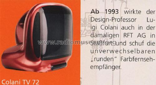 Colani TV72-4000 DS; Rundfunk- Fernseh- (ID = 1656426) Television