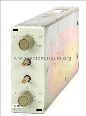 NF-Studioverstärker V781; Rundfunk- und (ID = 2014210) Ampl/Mixer