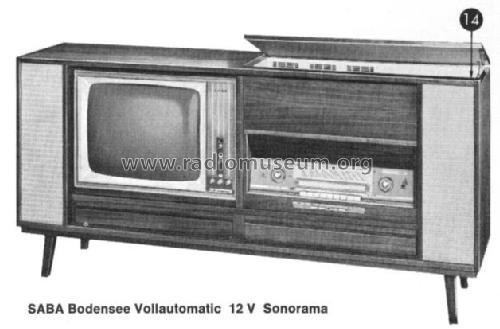 Bodensee Vollautomatic 12V Sonorama; SABA; Villingen (ID = 26156) TV-Radio